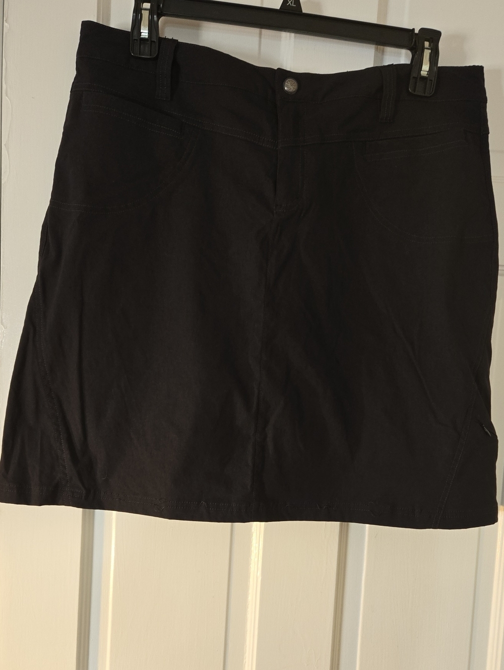 Athleta Black Mini Skirt with Subtle A-Line
